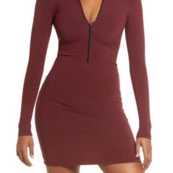Naked Wardrobe Zip It For Me Mini Dress - Picture 1 of 6